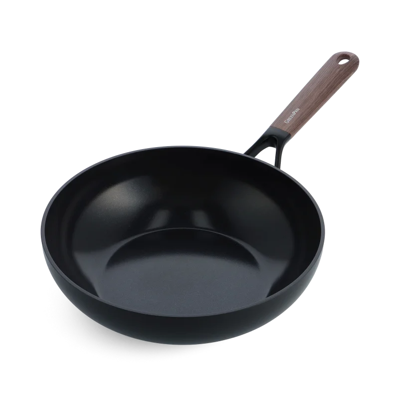 Eco-Smartshape-Wok-Dark-Wood-Keramische-wok-28-CM Eco-Smartshape-Wok-Dark-Wood-Keramische-wok-28-CM