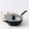 Avon Keramische wokpan met deksel 32 CM Isenvi Avon Keramische wokpan met deksel 32 CM Isenvi