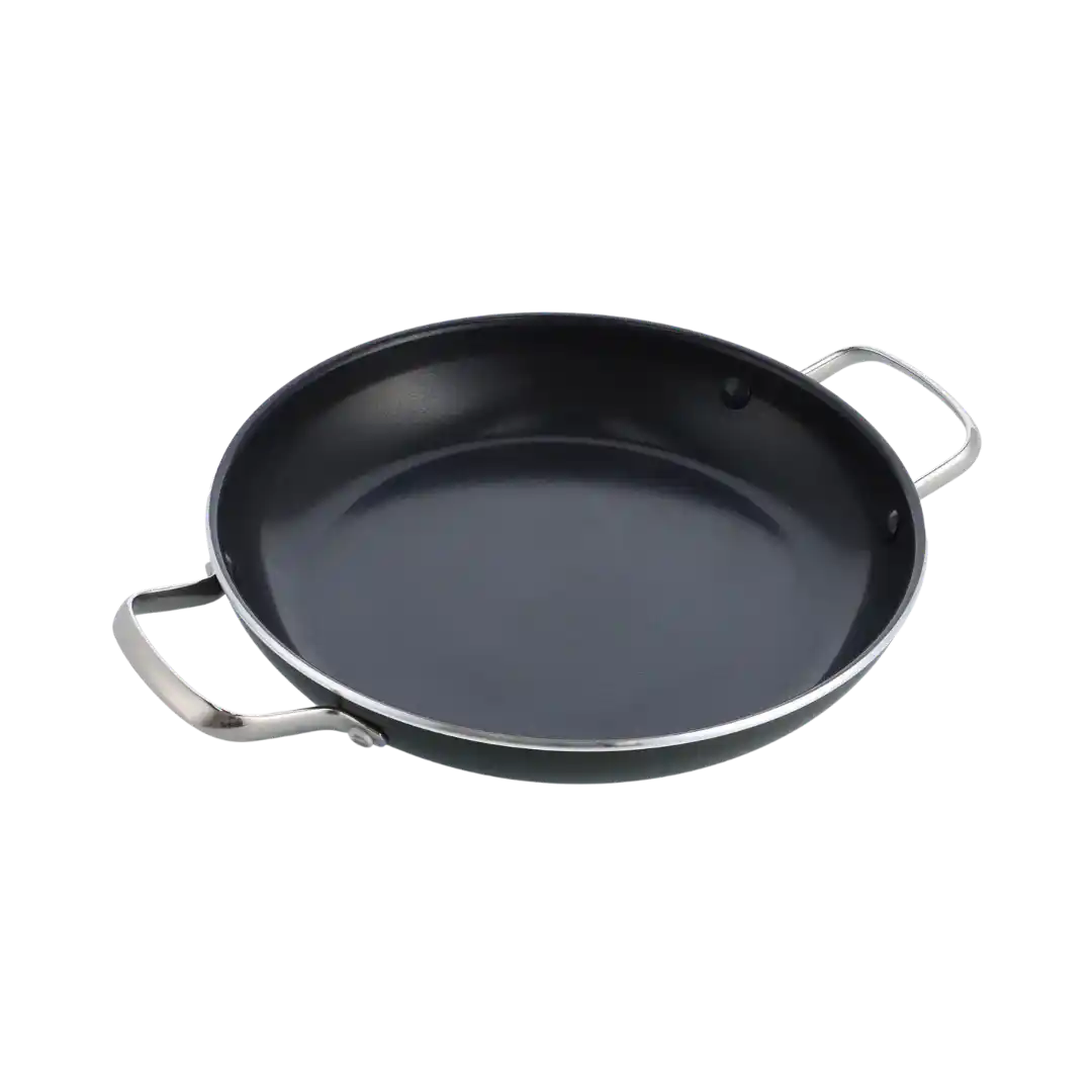 Braadpan met 2 zijgrepen 24 cm Keramische braadpan Dagelijkse kost Braadpan met 2 zijgrepen 24 cm Keramische braadpan Dagelijkse kost