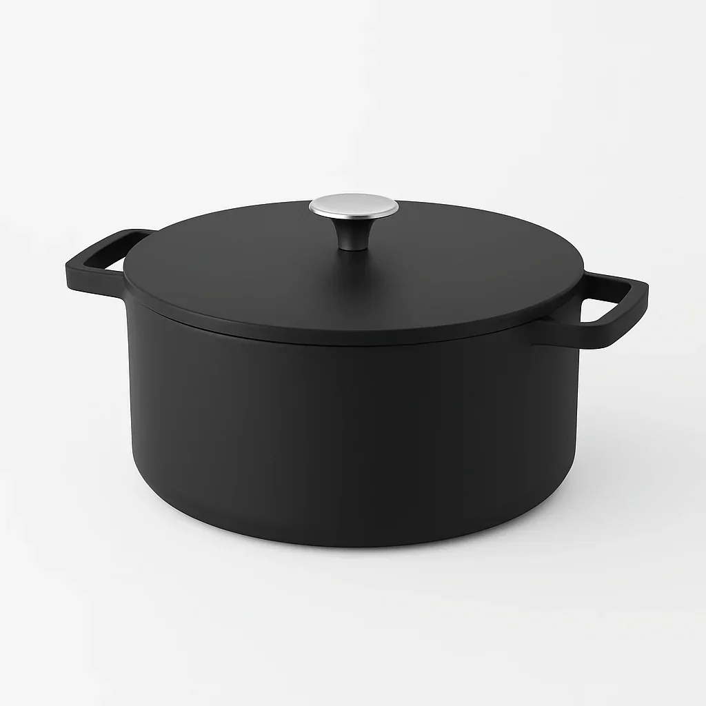 Zwarte braadpan met deksel | Cook & Pan