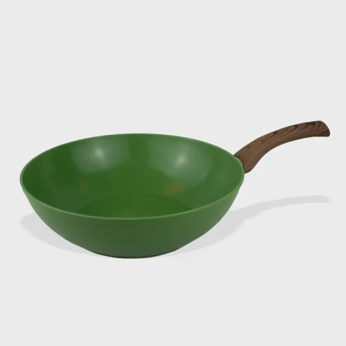 Groen | Keramische wokpan 30 cm | Cook and Pan