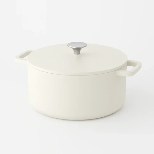Witte braadpan met deksel | Cook & Pan