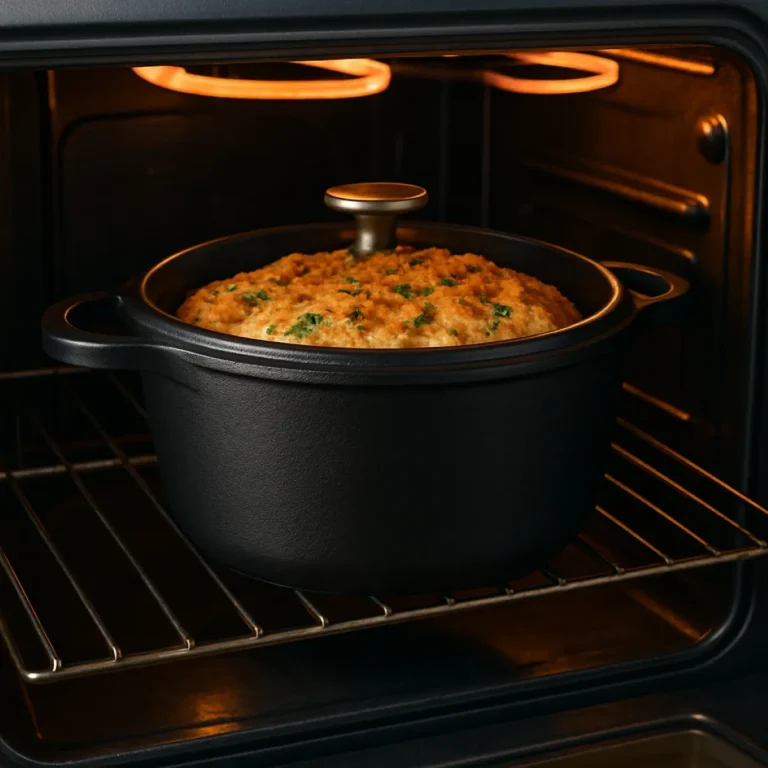 kan een gietijzeren pan in de oven?