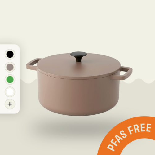 Taupe | Gietijzeren Braadpan 20 cm | 2.5 liter | Cook & Pan