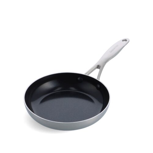 Geneva | Zilver | Keramische Koekenpan 18 cm | GreenPan