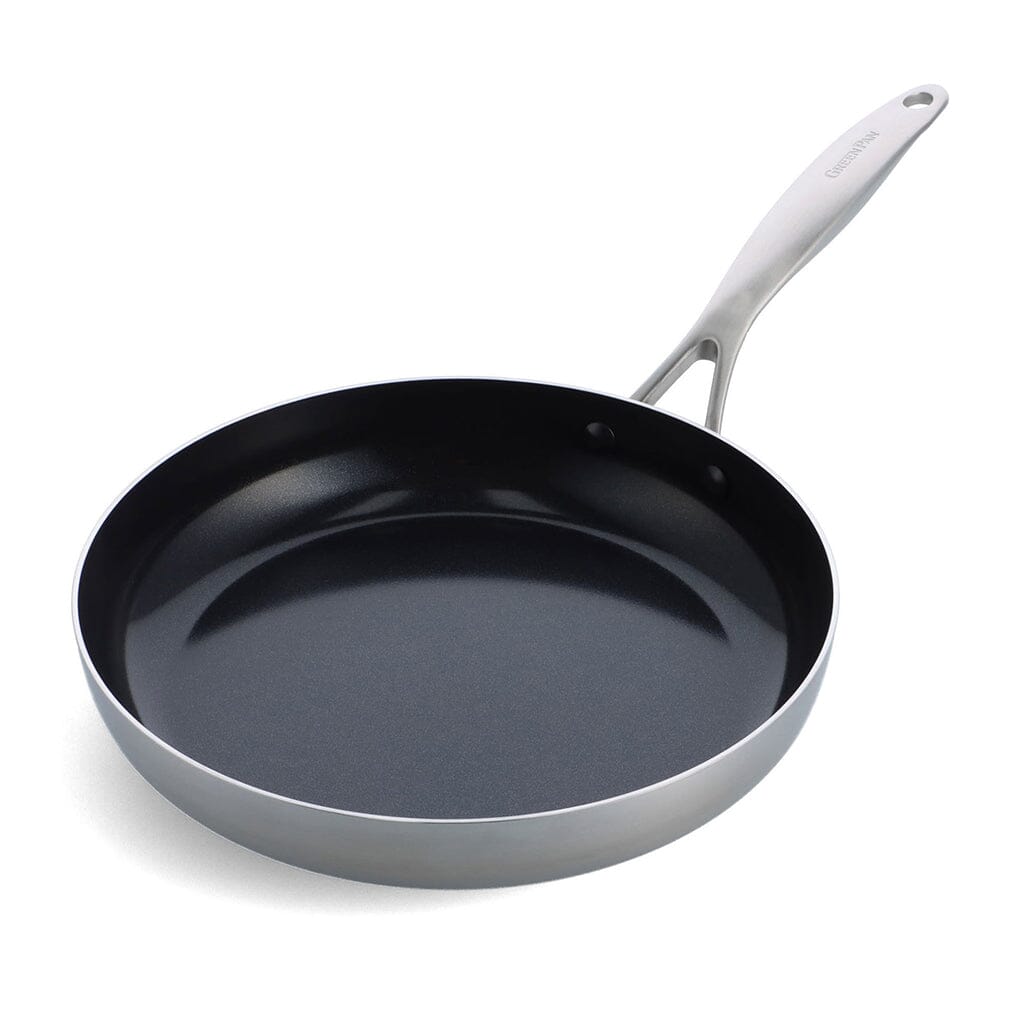 Geneva | Zilver | Keramische Koekenpan 28 cm | GreenPan