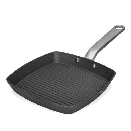 Cast Iron | Zwart | Gietijzeren Grillpan 28 cm | Skottsberg