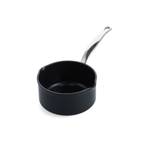 Barcelona Pro | Zwart | Keramische Steelpan 16 cm | GreenPan