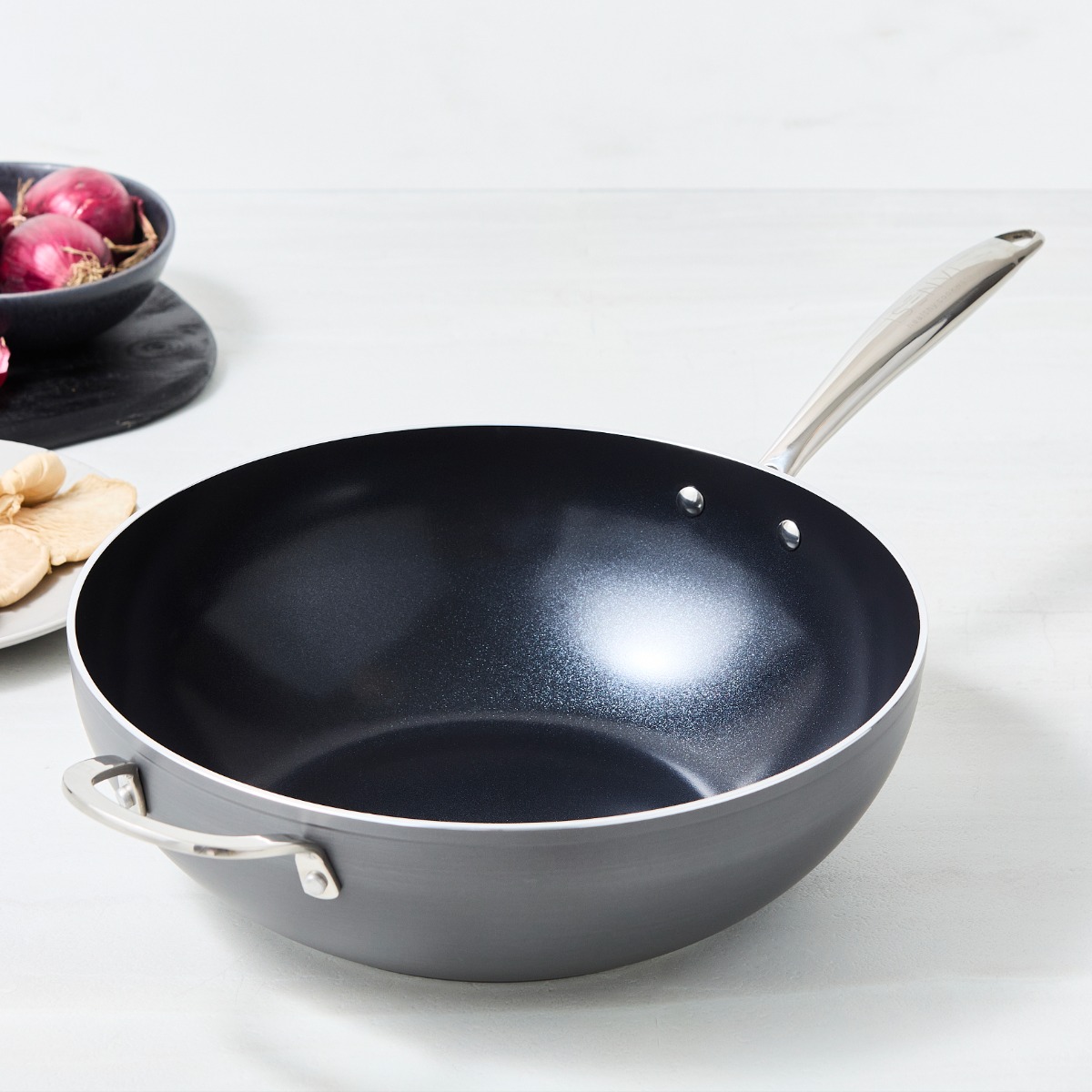 Victoria Forged | Keramische Wokpan 32 cm | Isenvi